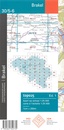 Wandelkaart - Topografische kaart 30/5-6 Topo25 Brakel | NGI - Nationaal Geografisch Instituut