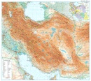 Wegenkaart - landkaart Iran geographic | Gizi Map