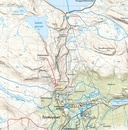 Wandelkaart Hoyfjellskart Jotunheimen: Tyin & Filefjell | Noorwegen | Calazo