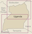 Wegenkaart - landkaart Uganda - Oeganda | Reise Know-How Verlag