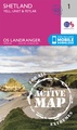 Wandelkaart - Topografische kaart 1 Landranger Active Shetland - Yell / Unst / Fetlar | Ordnance Survey