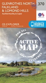 Wandelkaart - Topografische kaart 370 OS Explorer Map | Active Glenrothes North / Falkland / Lomond Hills | Ordnance Survey