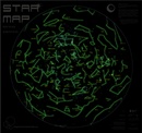 Poster Star map glow in the dark | Maps International