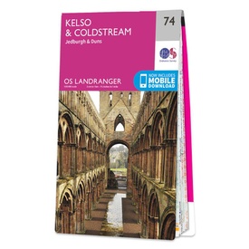 Wandelkaart - Topografische kaart 074 Landranger Kelso & Coldstream, Jedburgh & Duns | Ordnance Survey