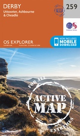 Topografische kaart 259 OS Explorer Map | Active Derby | Ordnance Survey