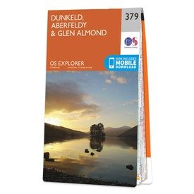 Wandelkaart - Topografische kaart 379 OS Explorer Map Dunkeld, Aberfeldy, Glen Almond | Ordnance Survey