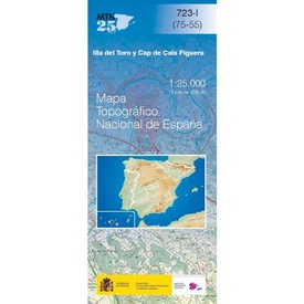 Topografische kaart 723-I Illa del Toro y Cap de Cala Figuera (Mallorca) | CNIG - Instituto Geográfico Nacional