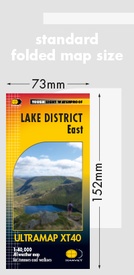 Wandelkaart Lake District Oost | Harvey Maps