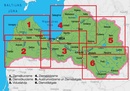 Wegenkaart - landkaart 1 Ziemelkurzeme Kurzeme Noord - Letland  | Jana Seta