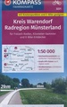 Fietskaart - Fietsknooppuntenkaart 3221 Kreis Warendorf - Radregion Münsterland | Kompass