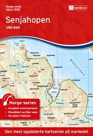 Wandelkaart - Topografische kaart 10151 Norge Serien Senjahopen | Nordeca