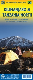 Wegenkaart - landkaart Kilimanjaro & Tanzania North | ITMB