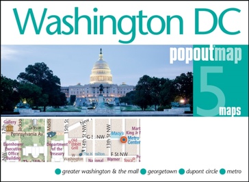 Stadsplattegrond Popout Map Washington DC | Compass Maps