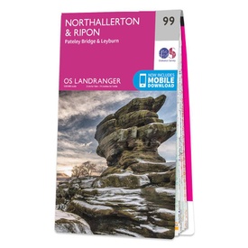 Wandelkaart - Topografische kaart 099 Landranger Northallerton & Ripon, Pateley Bridge & Leyburn | Ordnance Survey