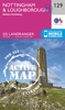 Wandelkaart - Topografische kaart 129 Landranger Active Nottingham / Loughborough | Ordnance Survey