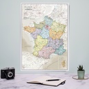 Wandkaart Classic Frankrijk | 60 x 42 | Maps International