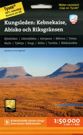 Wandelkaart 1 Fjällkartor 1:50.000 SE Kungsleden - Kebnekaise - Abisko - Riksgransen | Calazo