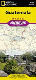 Wegenkaart - landkaart 3110 Adventure Map Guatemala | National Geographic