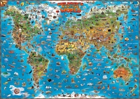 World children's map | 137 x 99 cm