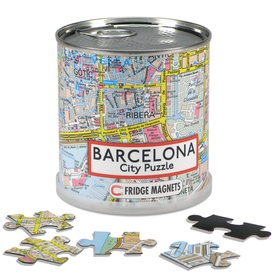 Magnetische puzzel City Puzzle Magnets Barcelona | Extragoods