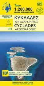 Wegenkaart - landkaart 1 Cyclades - Argosaronic islands | Anavasi