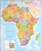 Wandkaart Afrika Politiek, 100 x 120 cm | Maps International