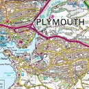 Wandelkaart - Topografische kaart 201 Landranger Plymouth & Launceston, Tavistock & Looe | Ordnance Survey