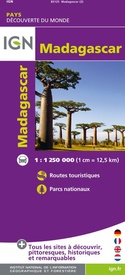 Wegenkaart - landkaart 85125 Madagascar | IGN - Institut Géographique National