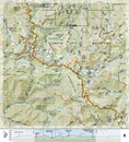 Wandelkaart 1006 Pacific Crest Trail: Klamath Mountains /CA | National Geographic