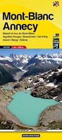 Wandelkaart 2 Mont Blanc - Aiguilles Rouges - Aravis - Val d'Arly | Didier Richard