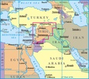 Wegenkaart - landkaart Syria and Libanon - Syrië | Gizi Map