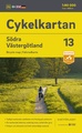 Fietskaart 13 Cykelkartan Södra Västergötland | Norstedts