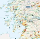 Wegenkaart - landkaart Castles map of Scotland - Schotland kastelen | Collins