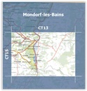 Wandelkaart CT16 CT LUX Mondorf-Les-Bains | Topografische dienst Luxemburg