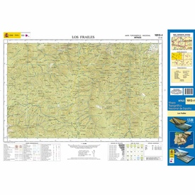 Topografische kaart 1012-I Los Frailes | CNIG - Instituto Geográfico Nacional1