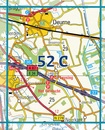 Topografische kaart - Wandelkaart 52C Deurne | Kadaster