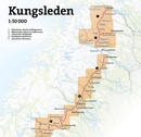 Wandelkaart 1 Fjällkartor 1:50.000 SE Kungsleden - Kebnekaise - Abisko - Riksgransen | Calazo