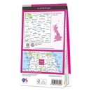 Wandelkaart - Topografische kaart 104 Landranger Leeds & Bradford, Harrogate & Ilkley | Ordnance Survey