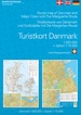 Wegenkaart - landkaart Turistkort Danmark med Margueritruten + bykort - Margrietroute | Scanmaps