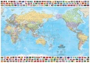 Wegenkaart - landkaart World & flags Pacific gecentreerd | Hema Maps