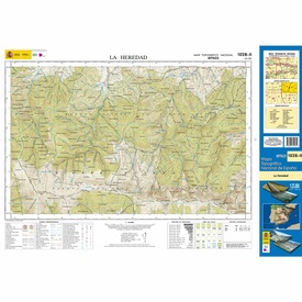 Topografische kaart 1028-II La Heredad | CNIG - Instituto Geográfico Nacional1