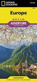 Wegenkaart - landkaart 3328 Adventure Map Europa | National Geographic