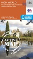 Wandelkaart - Topografische kaart 136 OS Explorer Map | Active High Weald | Ordnance Survey