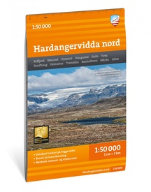 Wandelkaart Turkart Hardangervidda nord - noord | Noorwegen | Calazo