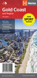 Wegenkaart - landkaart Gold Coast and region | Hema Maps