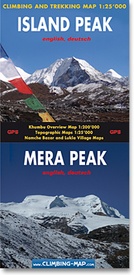 Wandelkaart trekkingmap Island Peak - Mera Peak | Climbing-map