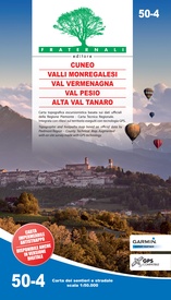 Wandelkaart 50-4 Val Vermenagna - Valle Pesio - Cuneo - Valli Monregalesi | Fraternali