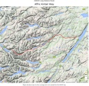 Wandelkaart Affric Kintail Way | Harvey Maps