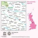 Wandelkaart - Topografische kaart 104 Landranger Leeds & Bradford, Harrogate & Ilkley | Ordnance Survey