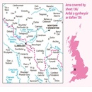 Wandelkaart - Topografische kaart 136 Landranger Wales - Newtown, Llanidloes | Ordnance Survey